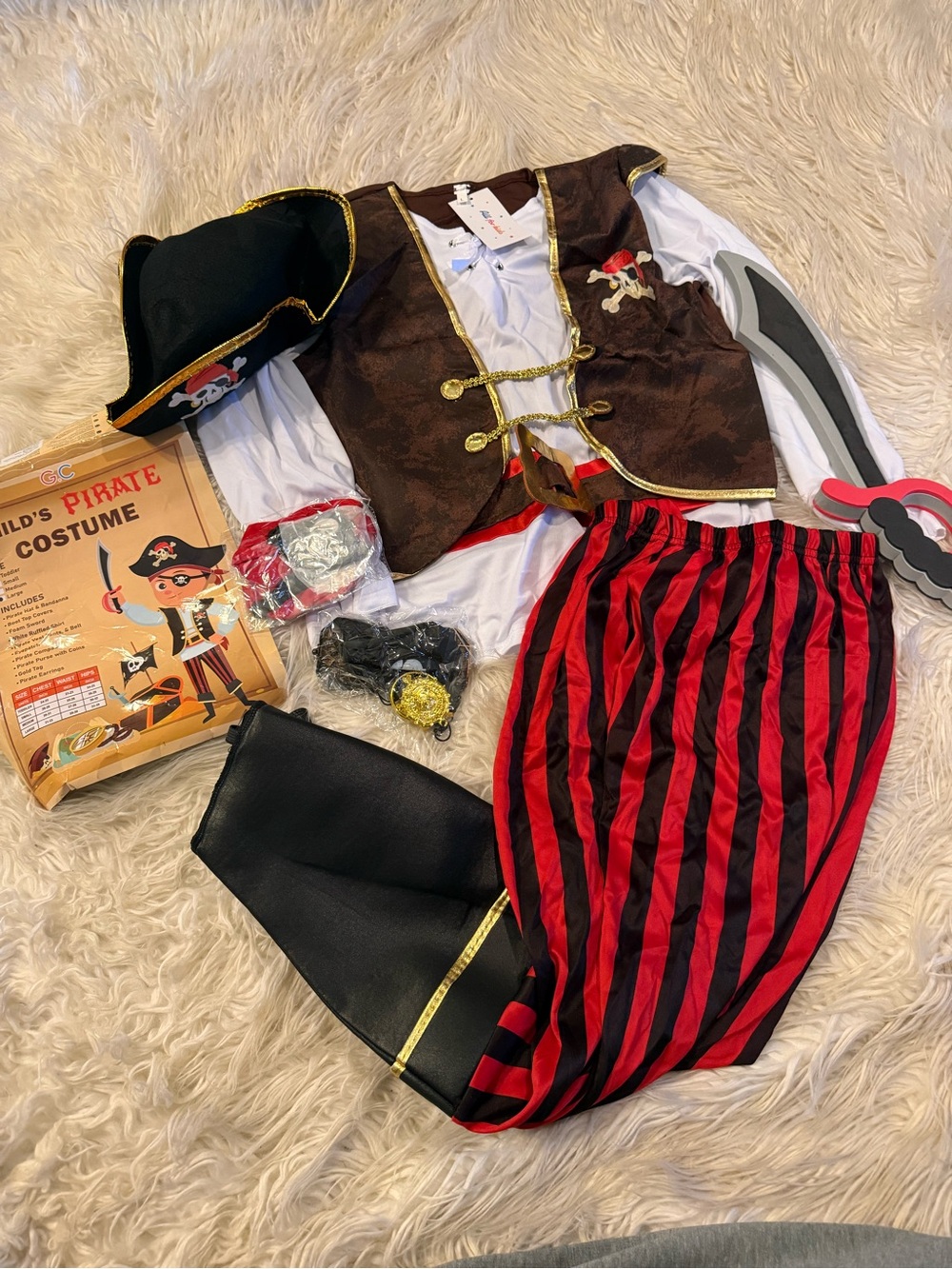 Boys pirate costume